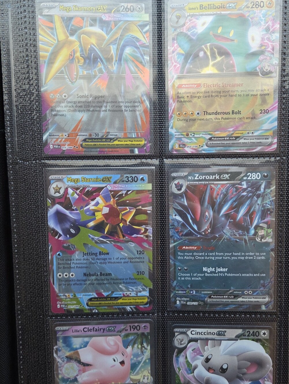 Pokémon EX Card Set Holo TCG Journey Together, Chaos Rising, and Perfect Order - Picture 2 of 10